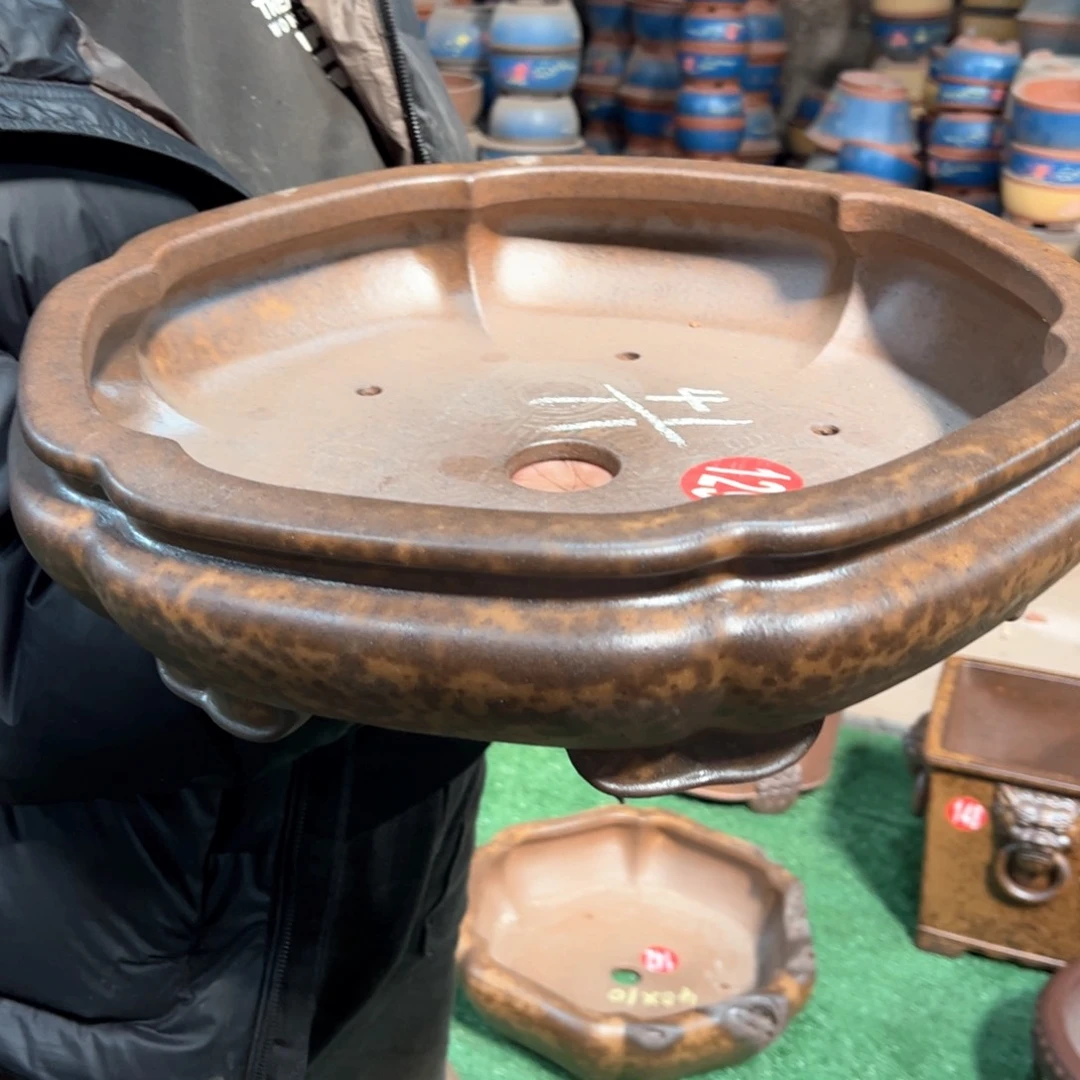 紫砂花盆紫砂花盆