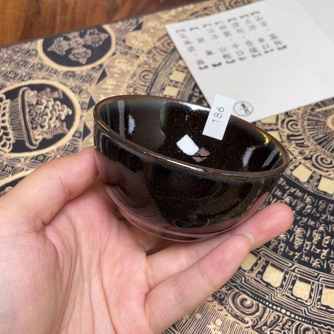 茶盏186 福临号建盏柴烧薄胎