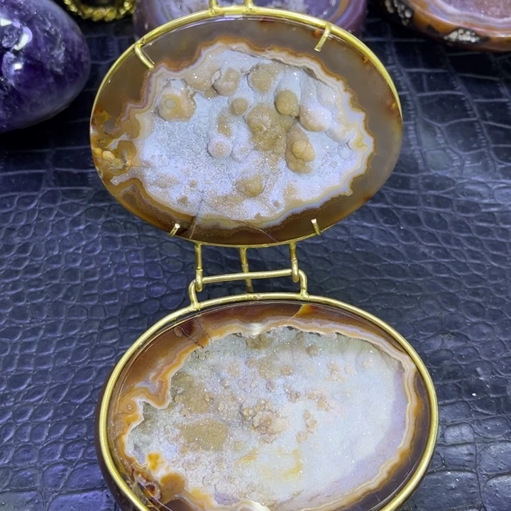 黄软啵啵盆未镶嵌水晶