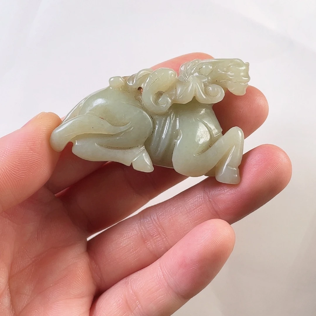 和田玉（糖玉）颈饰未镶嵌