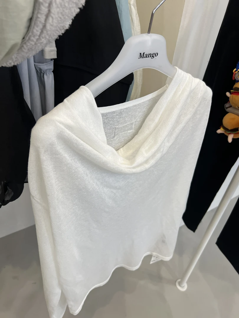 透透气质褶皱打底上衣