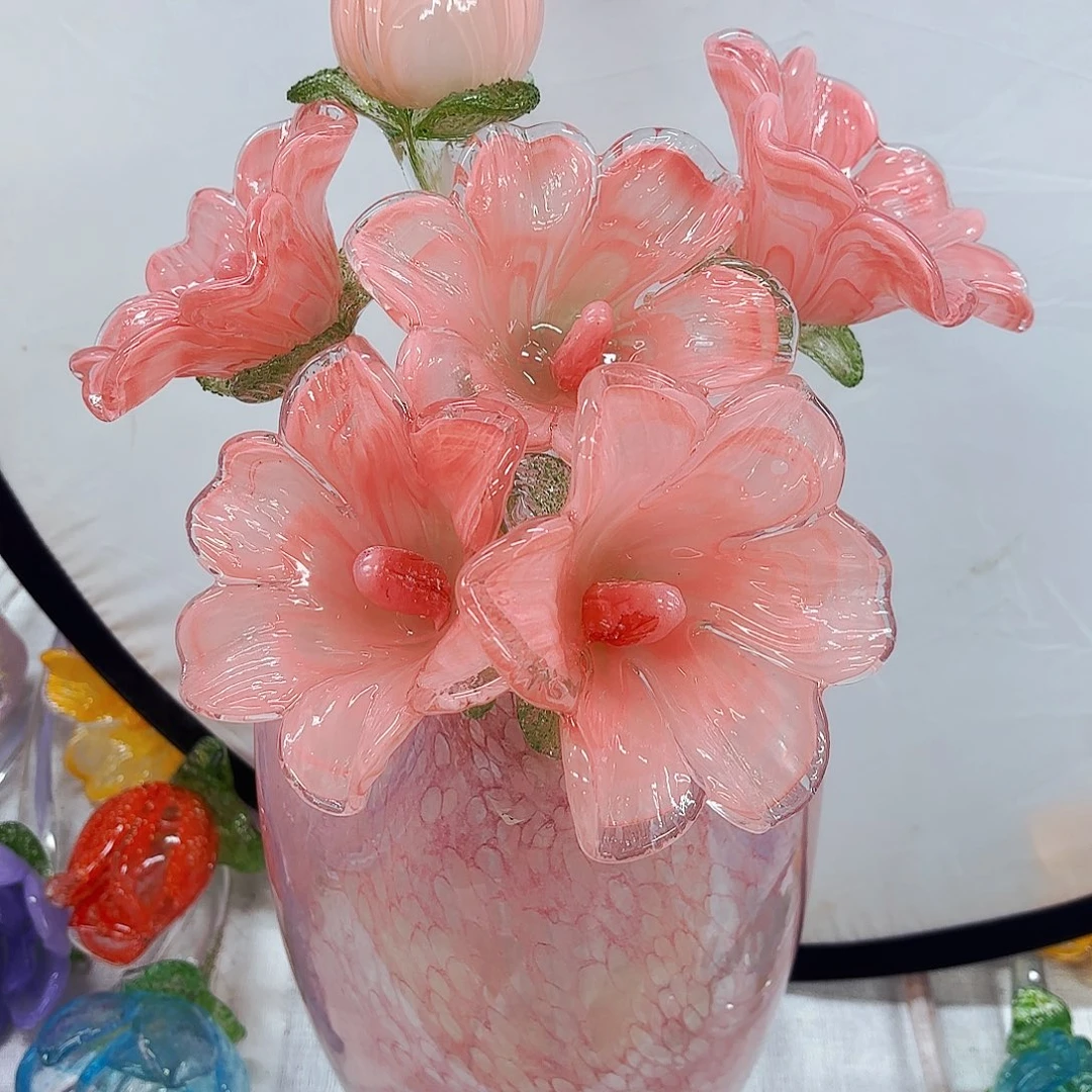 五只花一个苞安妮家居花瓶摆件