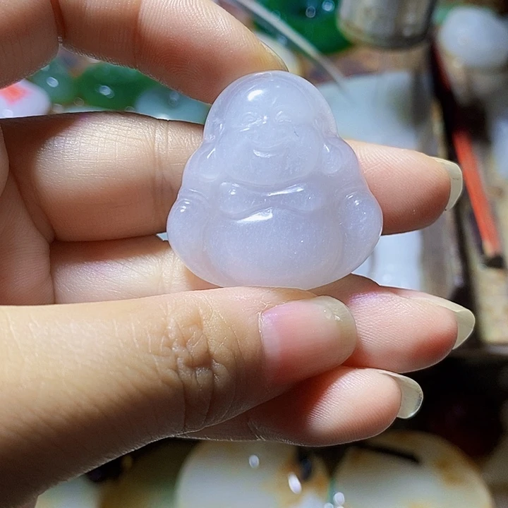 石英质玉未镶嵌颈饰我****懂