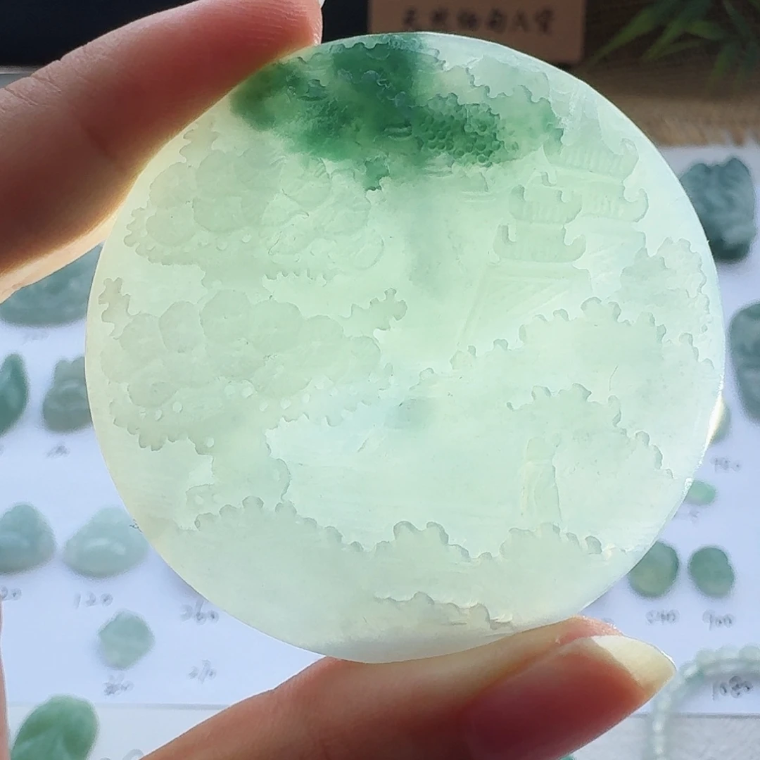 定制翡翠未镶嵌牌子