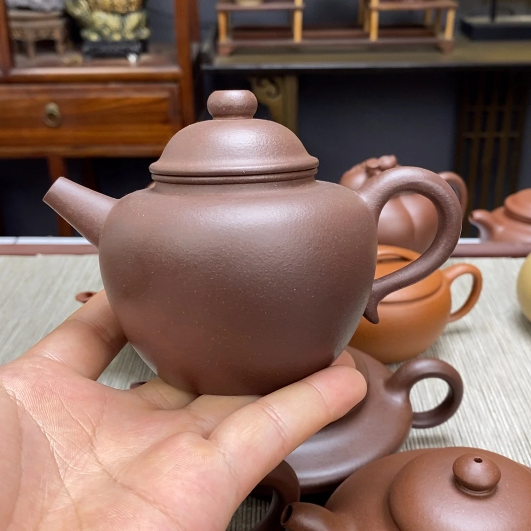 懶***字紫泥茶壶容量250毫升