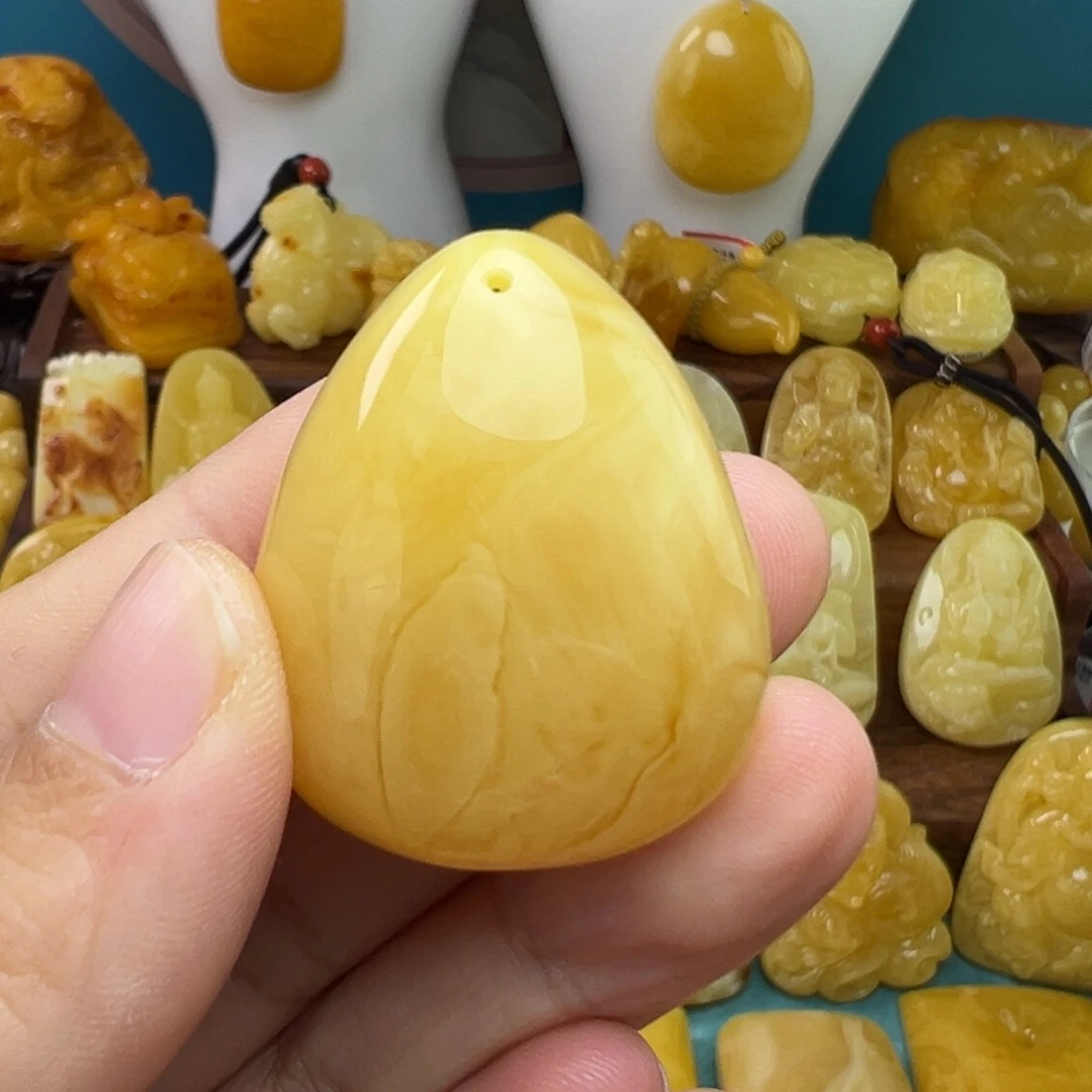 蜜蜡吊坠(不含链)未镶嵌