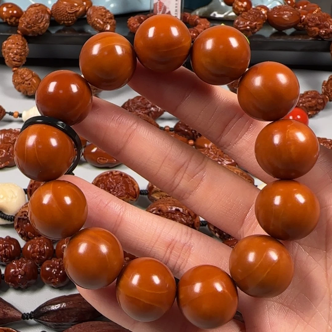 手串橄榄核油核光珠手串