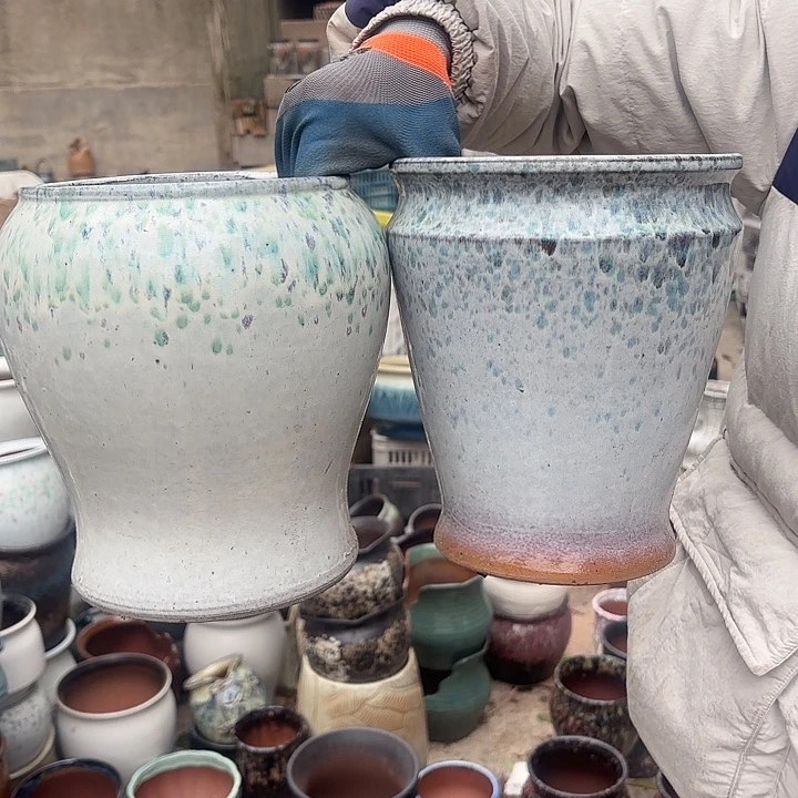 紫砂茶碗孤品两个口径16*18*22