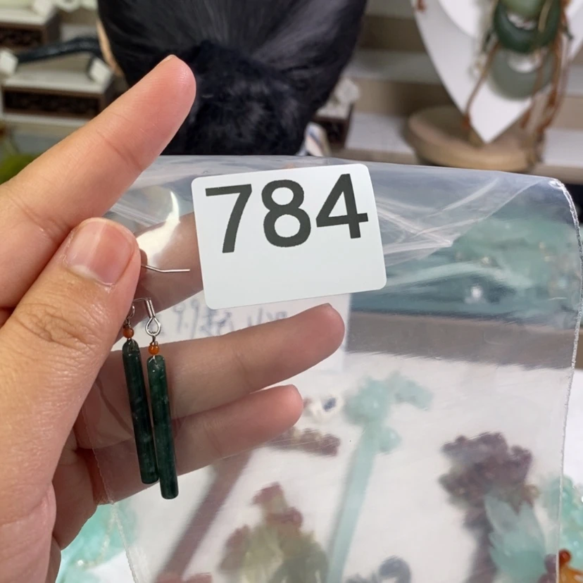 【闪购商品】岫玉发饰未镶嵌王***球