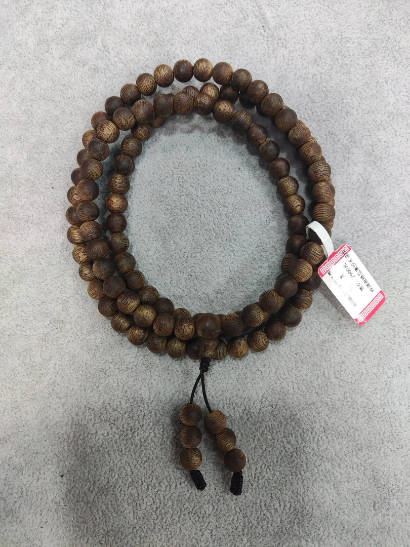 沉香奇楠0.7＊108颗多圈19克 QN0376