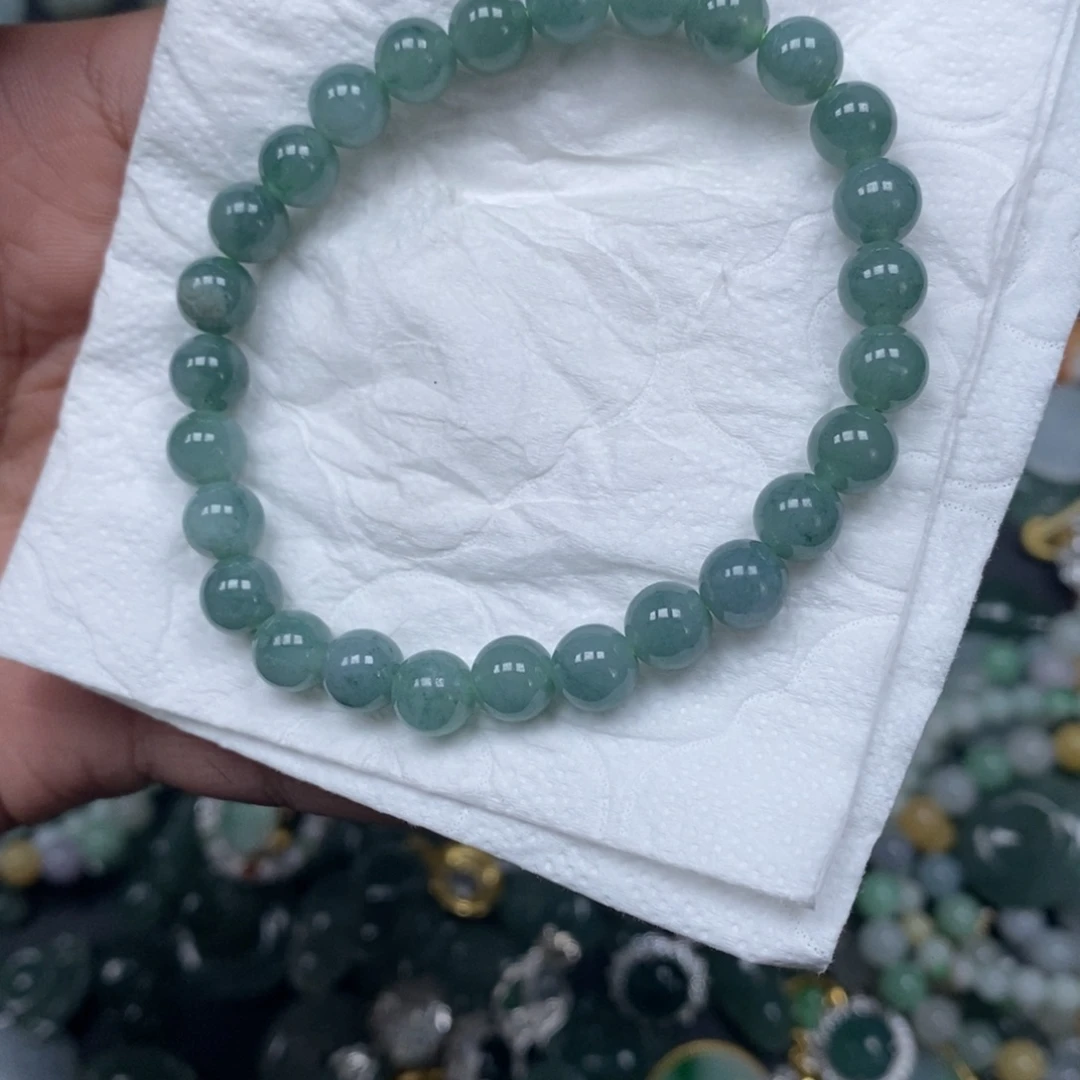 翡翠未镶嵌手链天然a货翡翠87