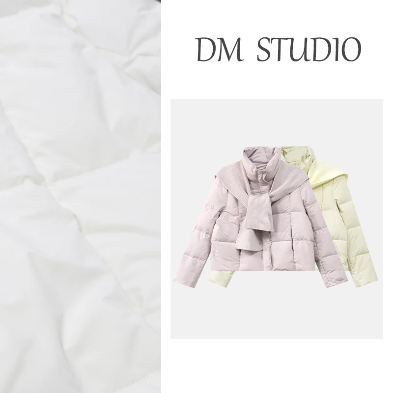 【甜点日记】冬季半高领自带高腰线提升身材比例羽绒服DM24295