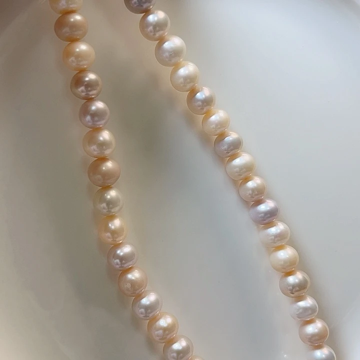 9.7左右糖果色未镶嵌淡水珍珠