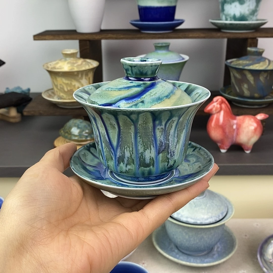 景德镇高温陶瓷盖碗58