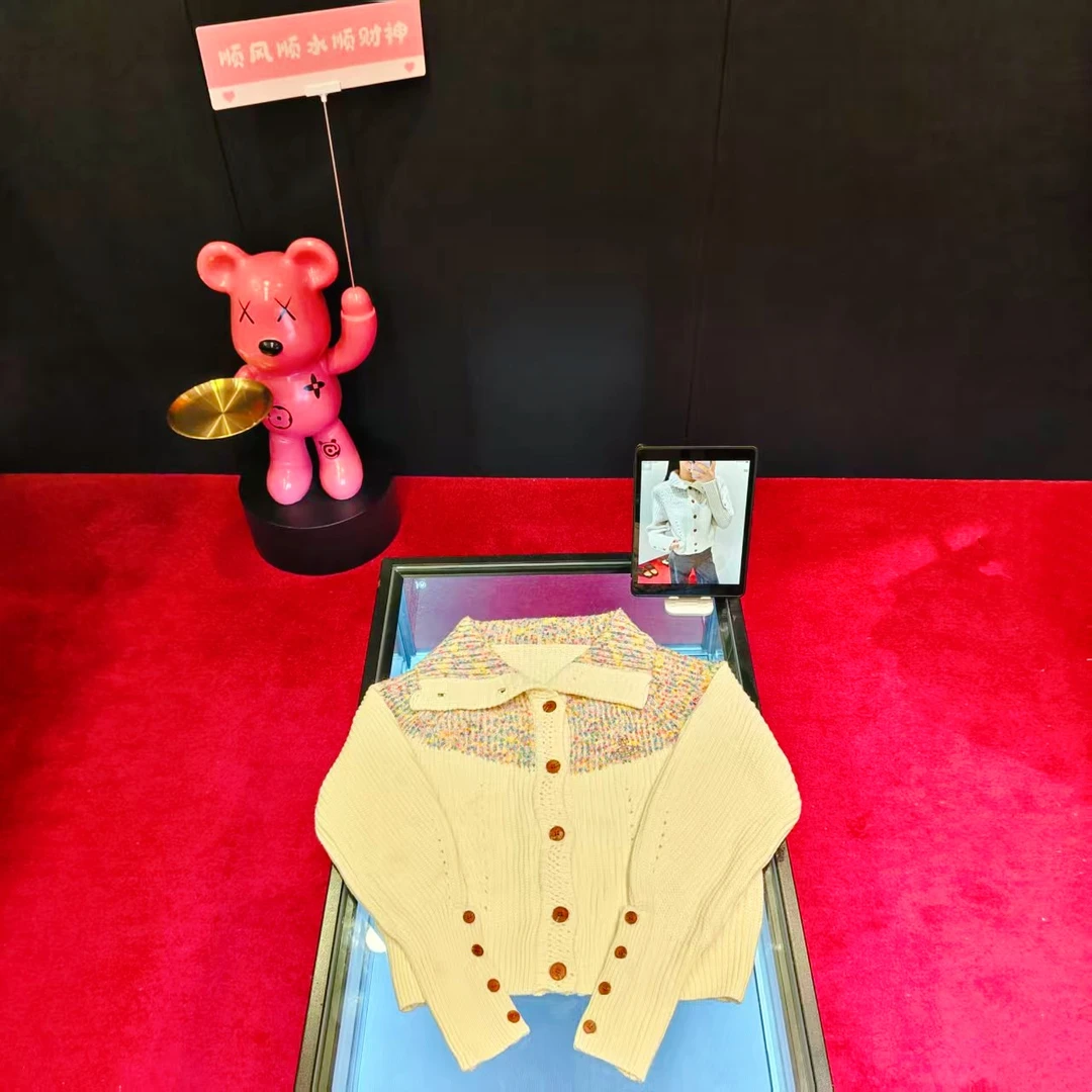 +187 新款长袖秋季女装上衣针织衫薄款时尚百搭开衫