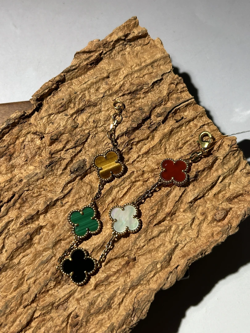 电黑金黄金足金百搭复古手链时尚潮流气质简约欧美轻奢手链合集