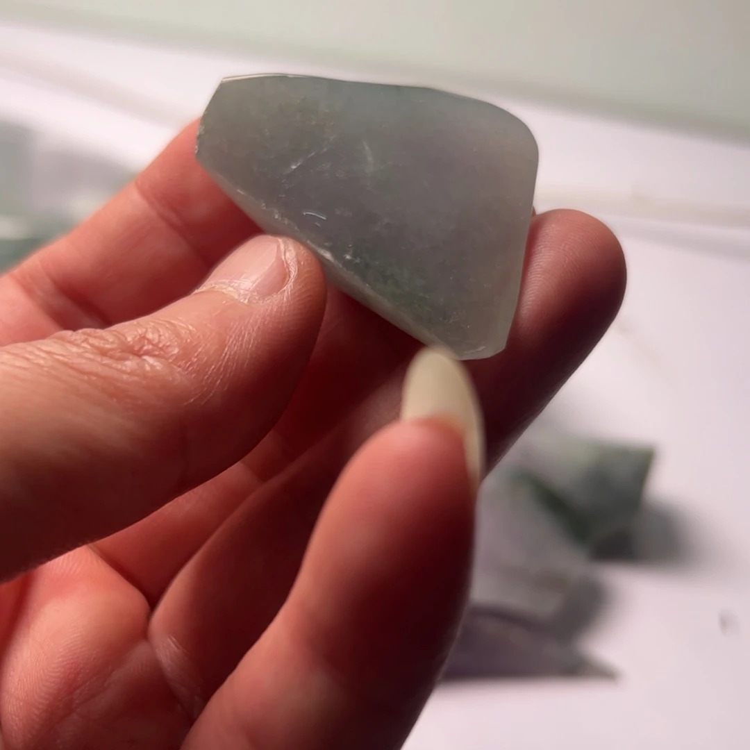 定制翡翠未镶嵌缅甸天然翡翠材料