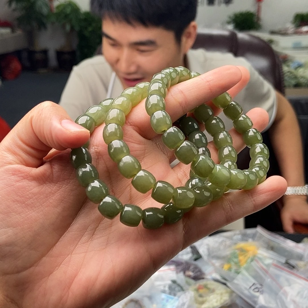 和田玉未镶嵌颈饰手串 颜色多样性发拍一发一