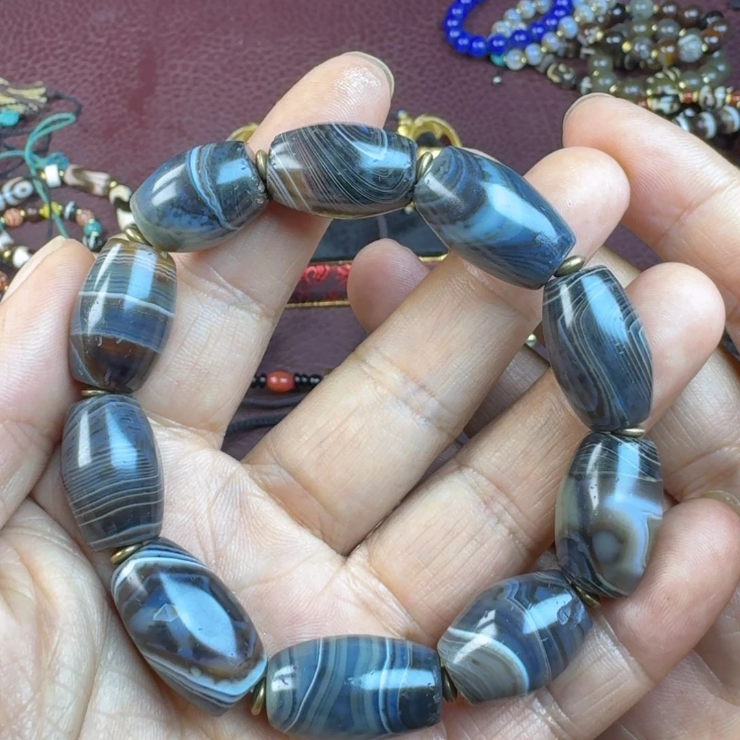 玻璃颈饰扎西强推荐藏传一件