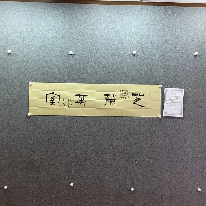 书法书法作品多次参加