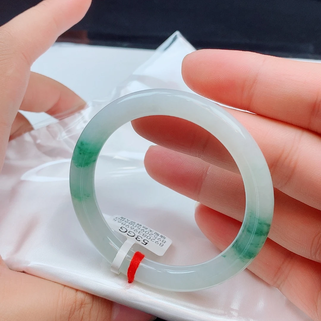 翡翠未镶嵌手镯天然缅甸翡翠A货手镯