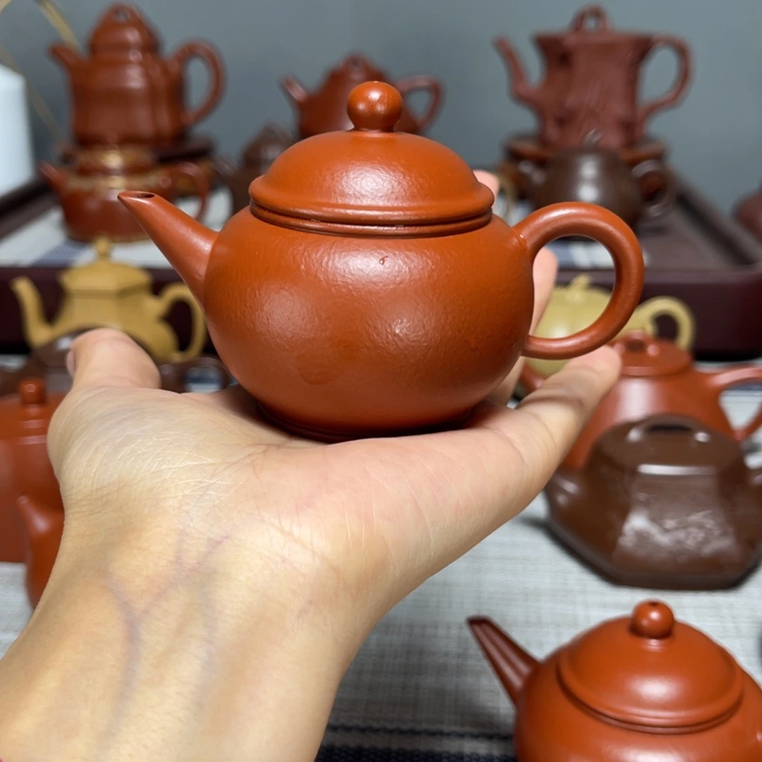 茶壶紫砂一**涨全手工水平100cc