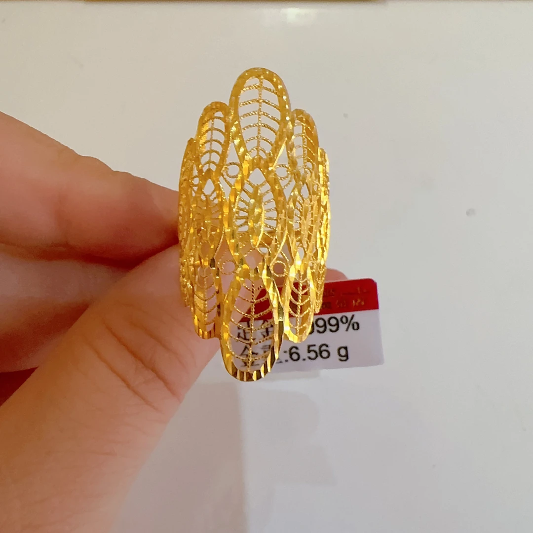 足金戒指6.56克（940//克）实心 活口