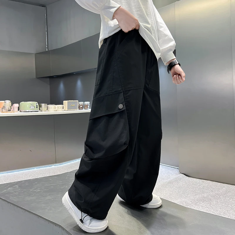 儿童装男童春装裤子春秋款2025新款工装中大童男孩春季休闲长裤潮