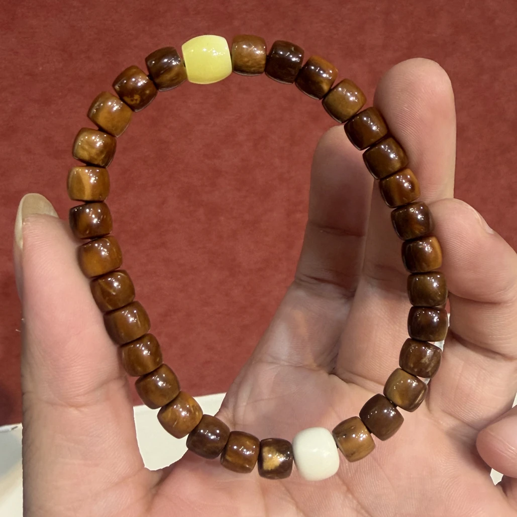 6×7库克菩提直切药片单圈手串