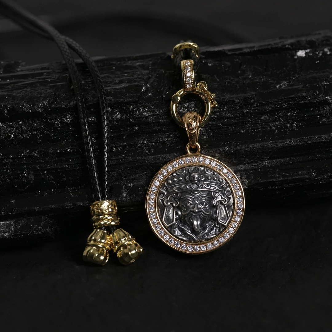 吊坠925银 【好事牌】心念扎基拉姆 守财聚财 财富财运陆人甲乙丙