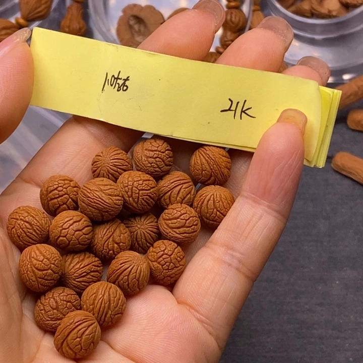 秦岭龙纹桃核21颗