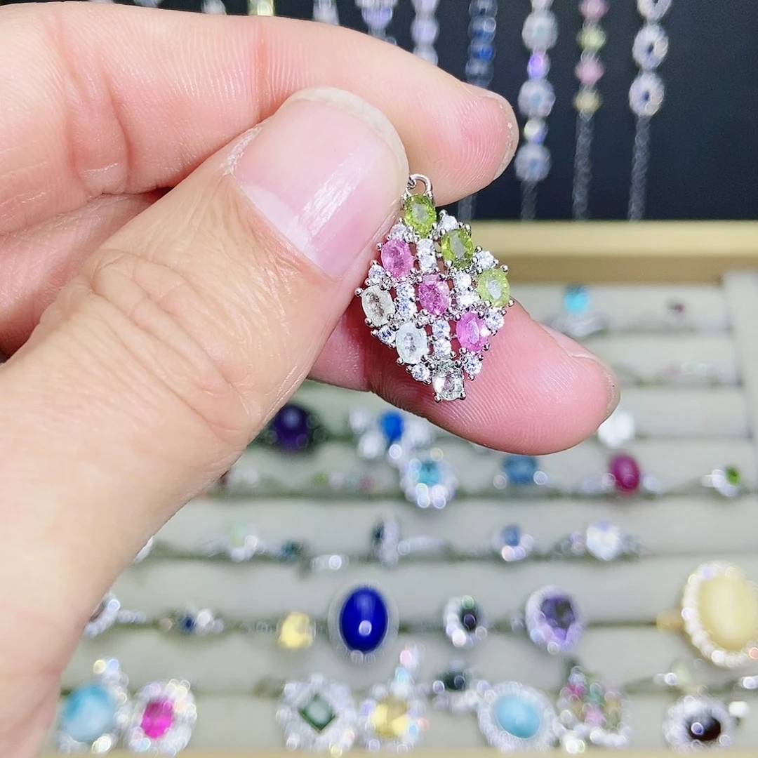 【闪购商品】吊坠(不含链)未镶嵌碧玺