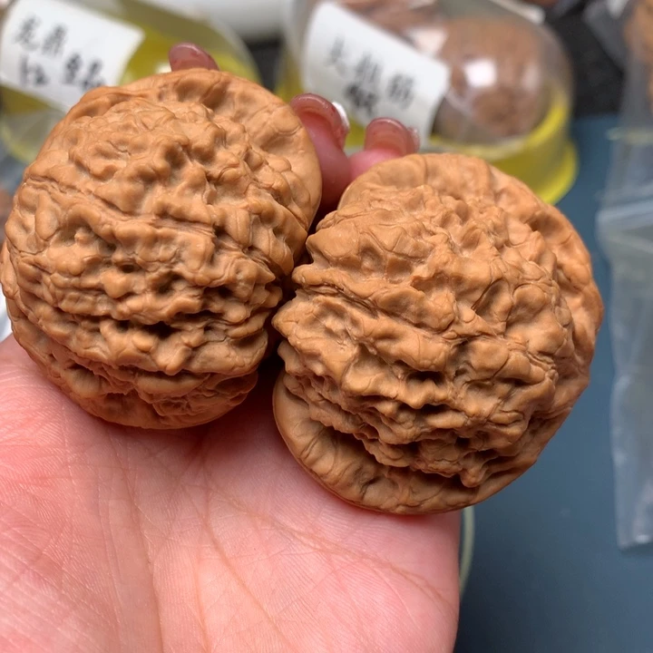 文玩核桃把件水*漂52-16424-9