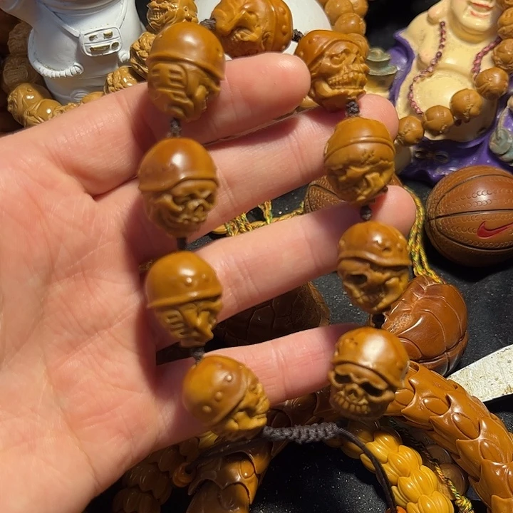 手串/手链橄榄核骷髅军团