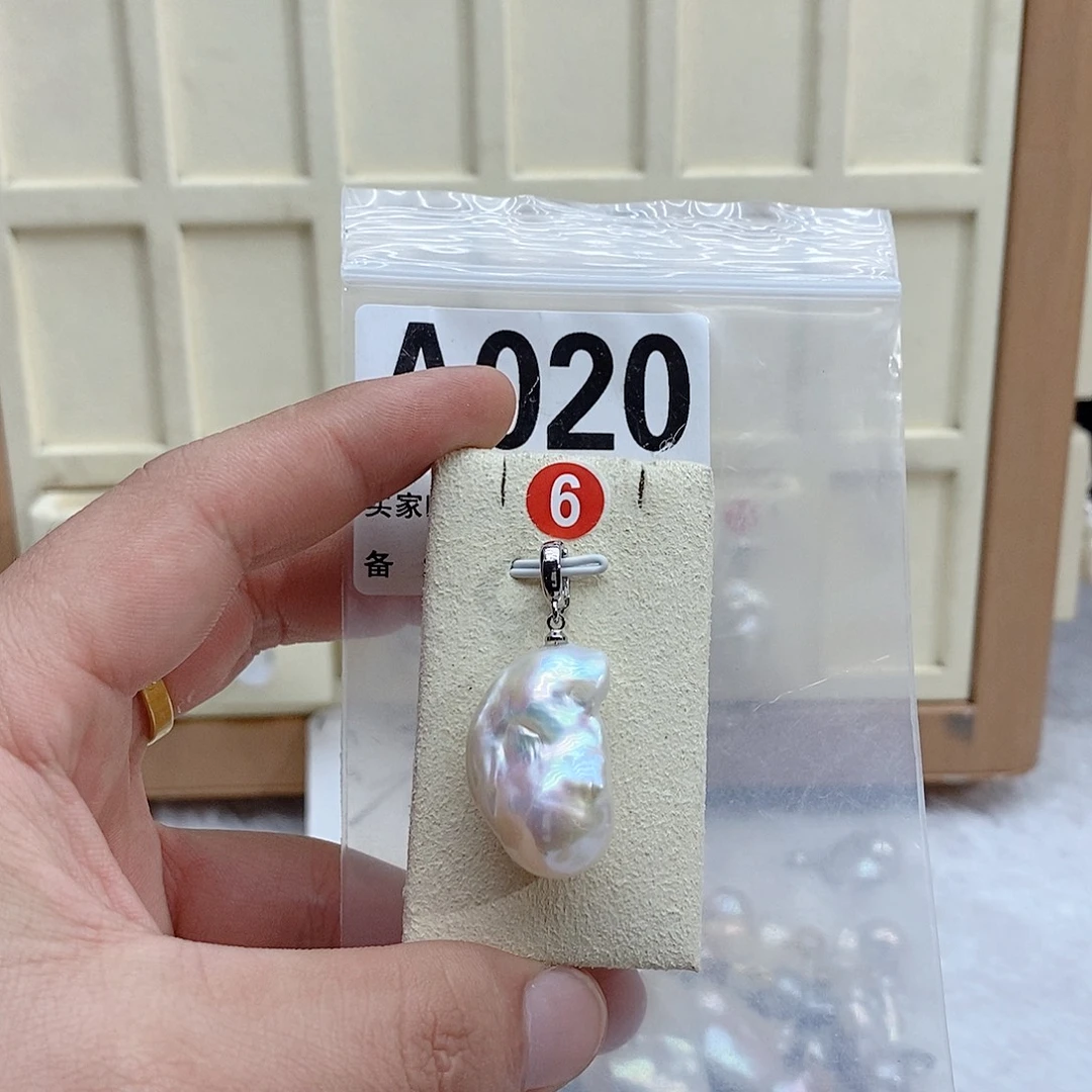 淡水珍珠颈饰银S925镶嵌