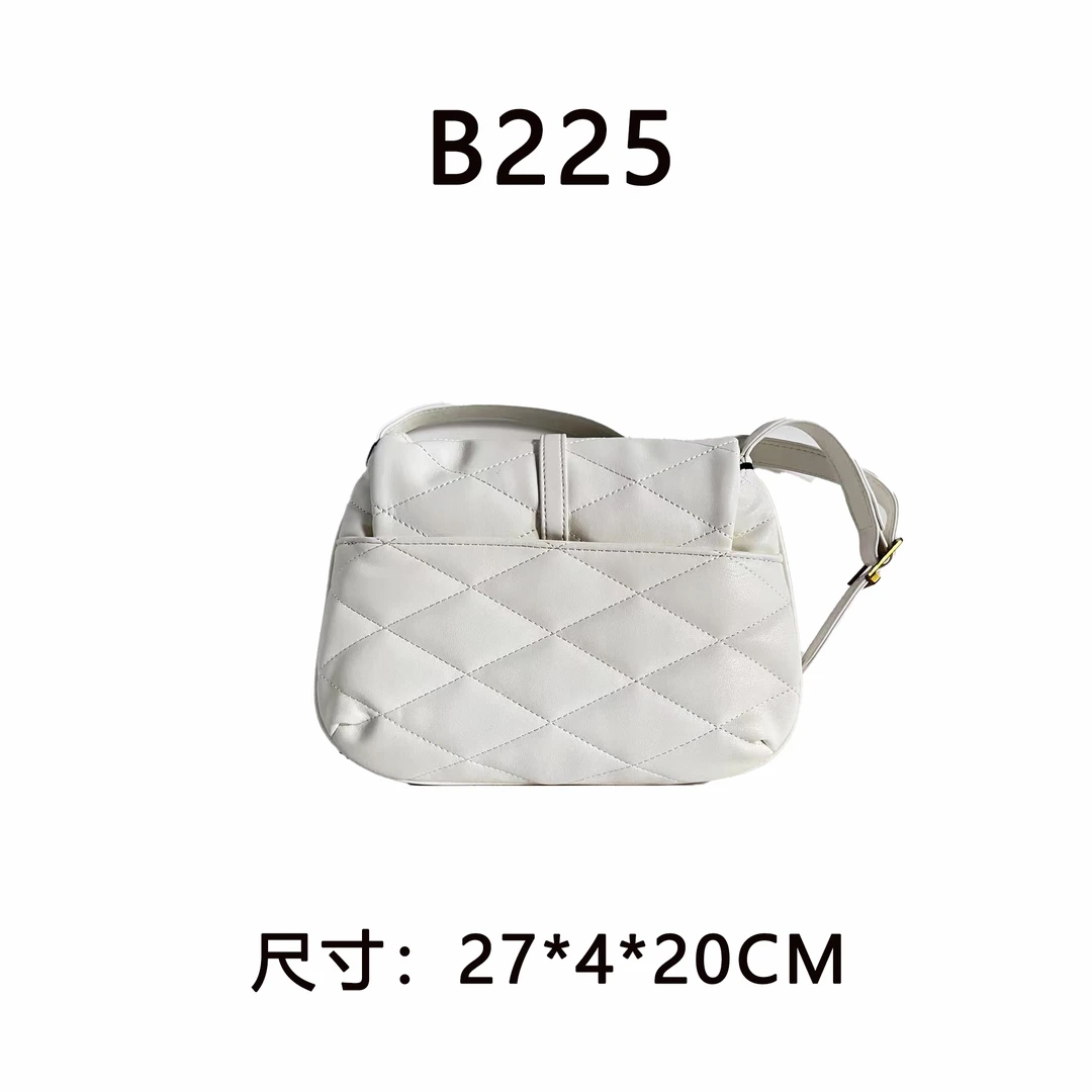 【B225】单肩款包包（尺寸27*4*20CM）新款白色女包