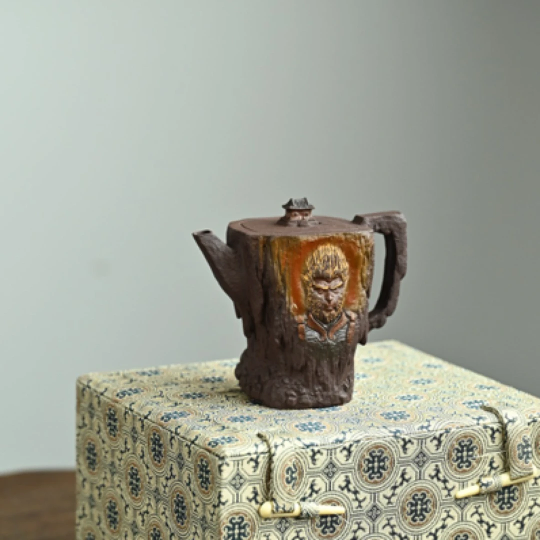 黑神话·悟空·原创作品   紫砂壶 容量210cc/原矿紫泥