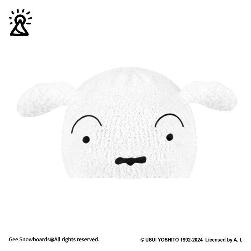 Gee snowboards蜡笔小新正版滑雪头盔帽套护具滑雪帽头盔套男女