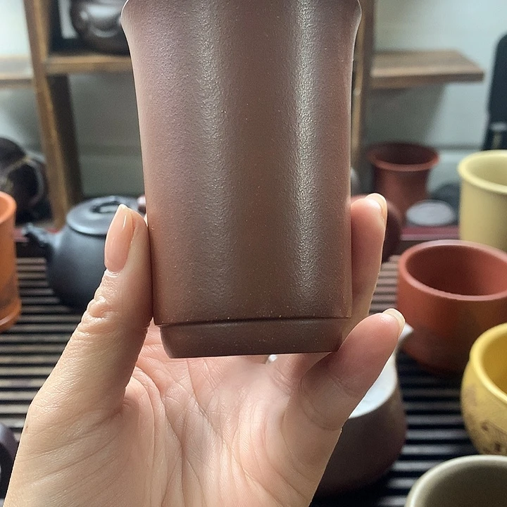 紫砂茶杯底槽清闻香贝120c