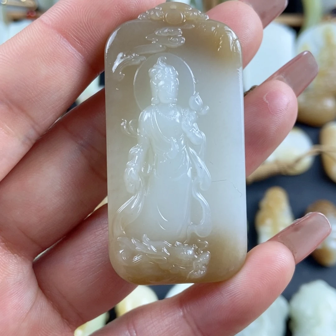 和田玉挂件未镶嵌