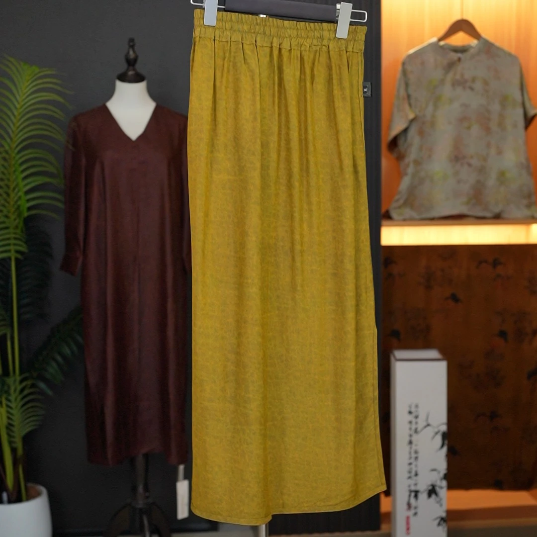 【闲梦江南-半身裙】中式国风双面穿半身裙0774