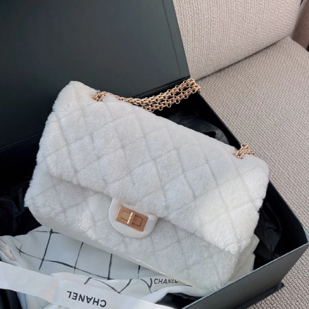 99新 Chanel/香奈儿 多多奢品/香奈儿白金限定2.55中号挎包/99新