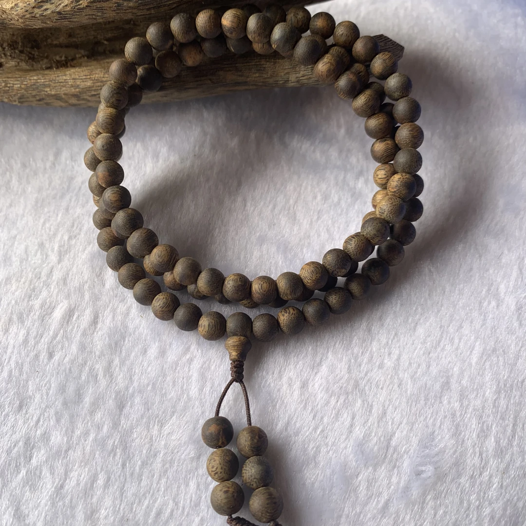 沉香海南沉香07沉水圆珠多圈多样性发一条