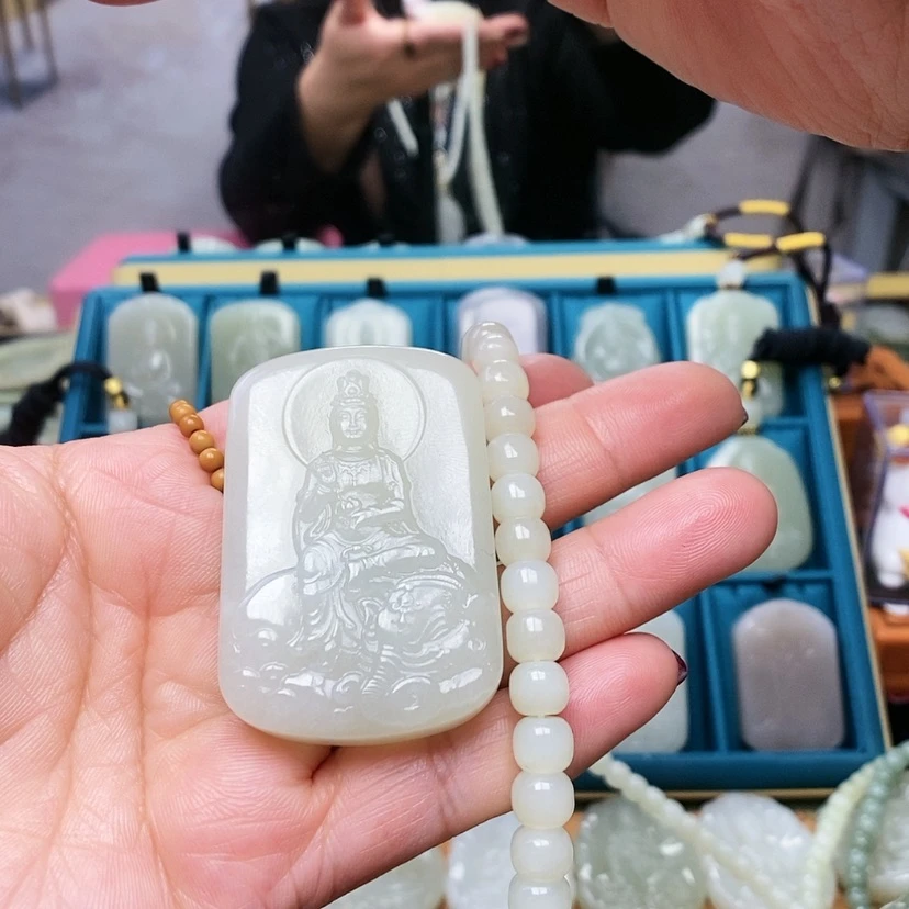 【闪购商品】和田玉颈饰未镶嵌锦***阳