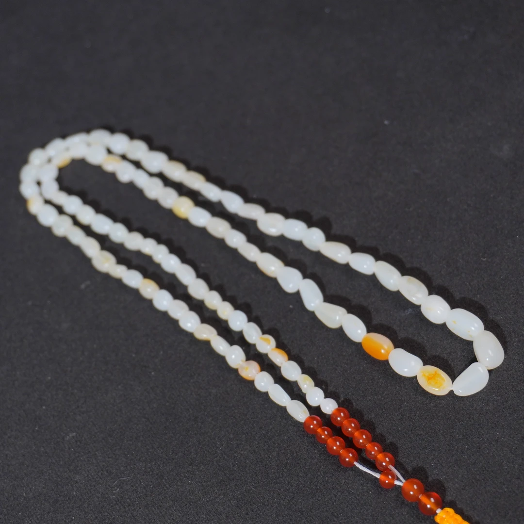 4SYN65 创汇 和田玉项链