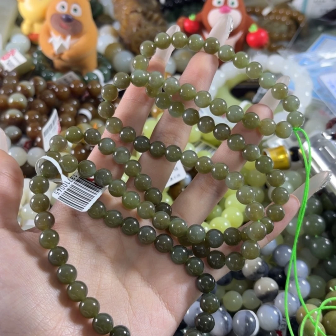 和田玉未镶嵌手链138