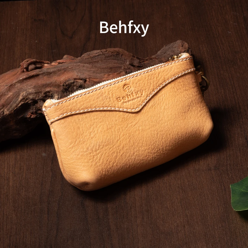Behfxy 首饰袋 MinervaBox植鞣牛皮可盘玩包浆手工文玩核桃收纳包