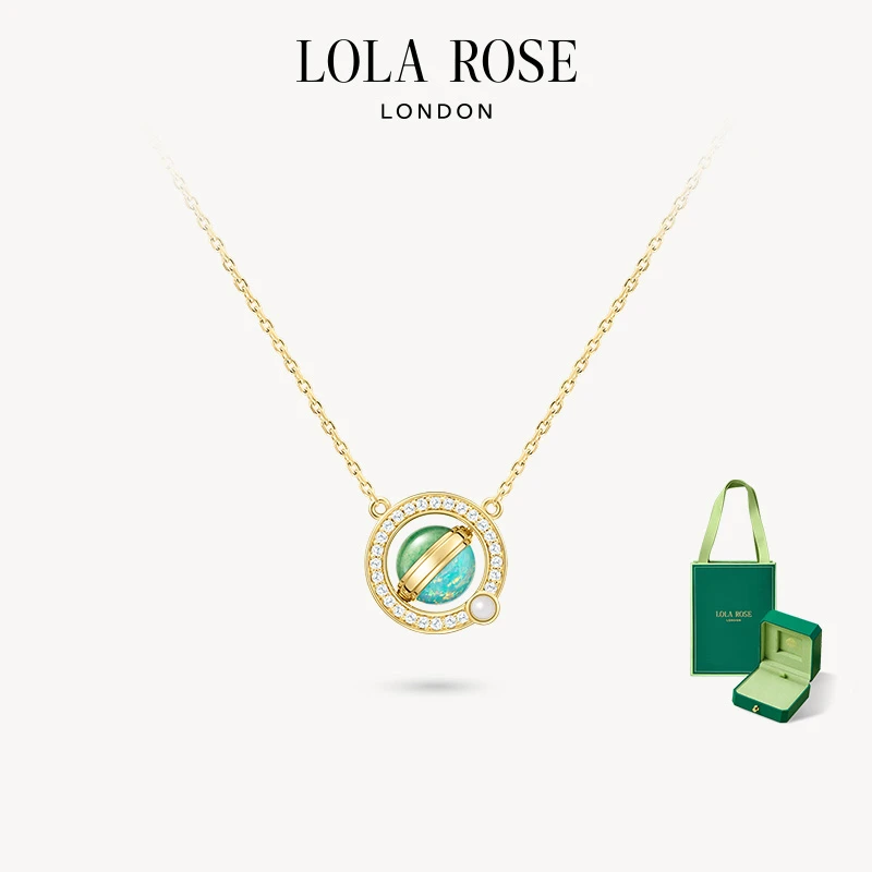 合成欧泊Lola Rose罗拉玫瑰日心说款翻转星球项链手链女臻选-