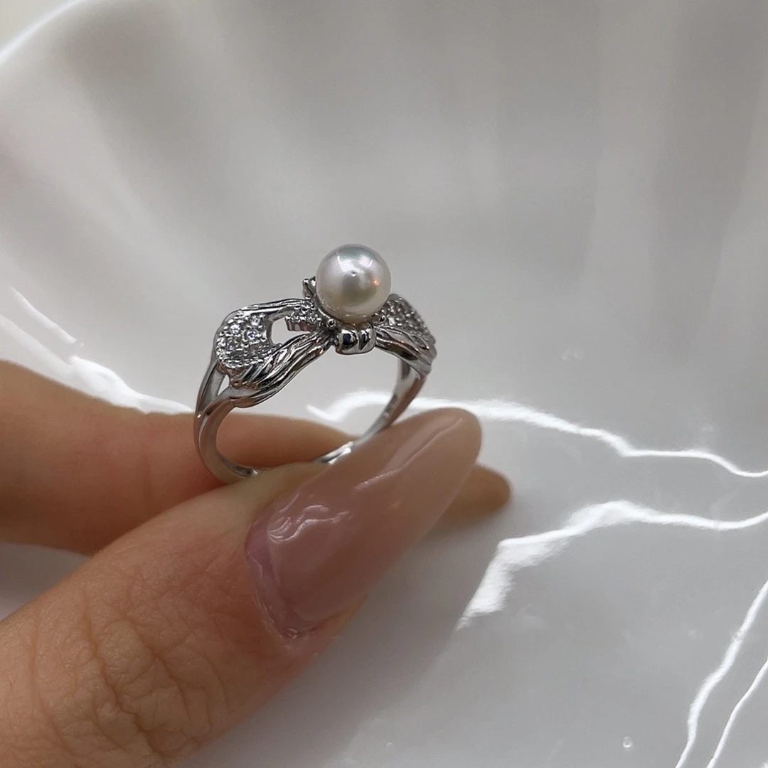 颈饰银S925镶嵌海水珍珠