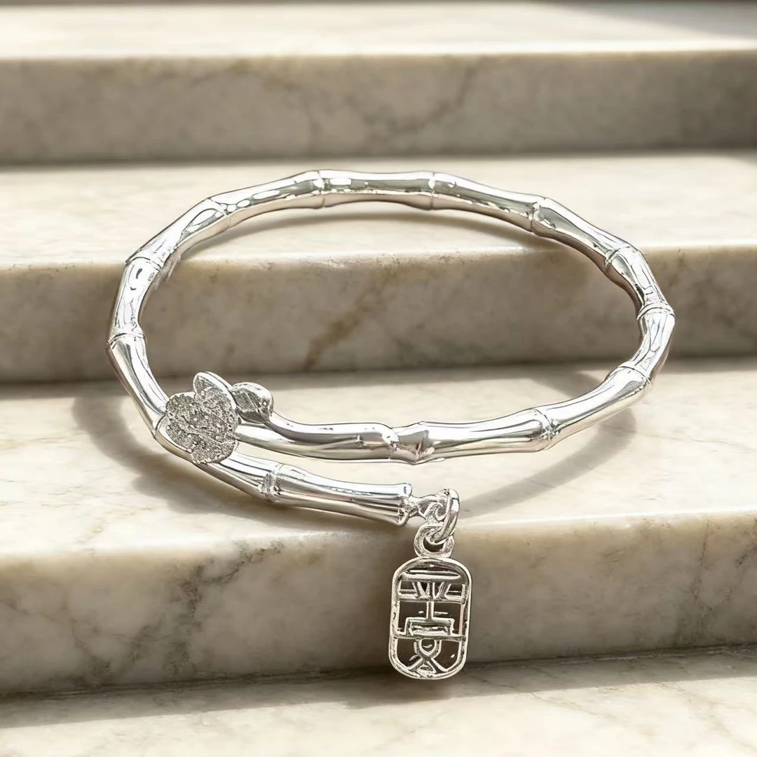 竹间莲安精品手串无礼盒—-4220